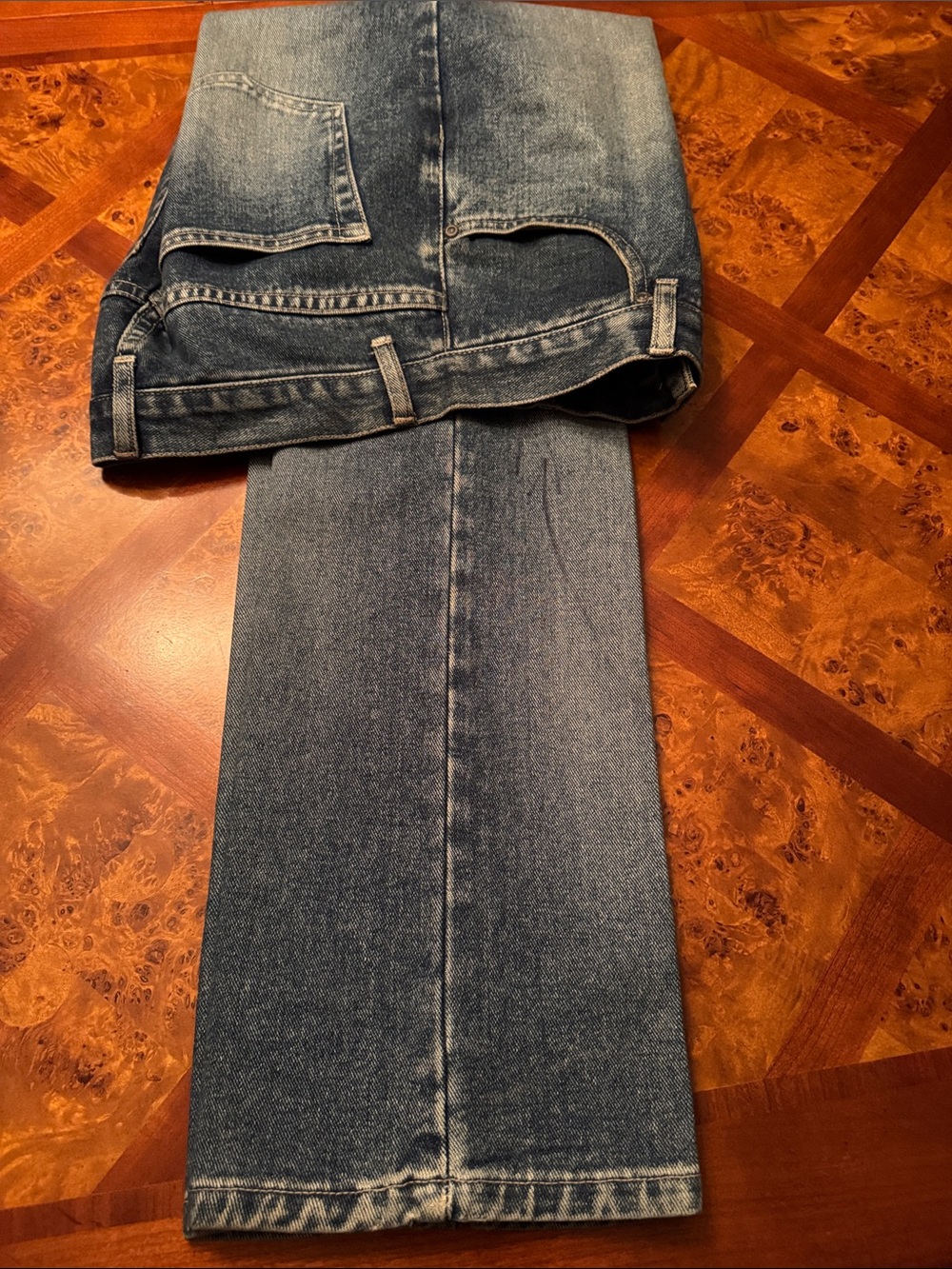 New York & Company Women's Boot Cut Jeans in Light Blue Denim - Picture 5 of 6